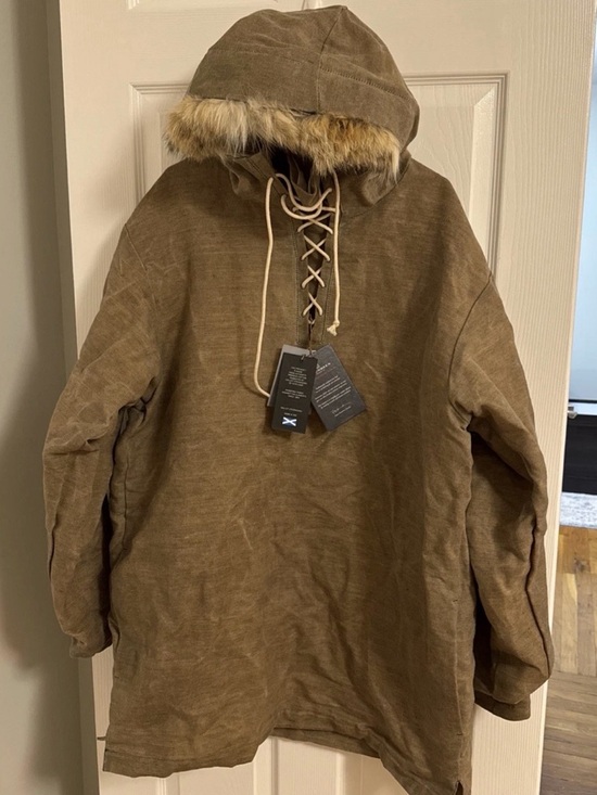 Amundsen Other - Amundsen Sports - Flagship Heroes Anorak - waxed canvas, coyote fur XL